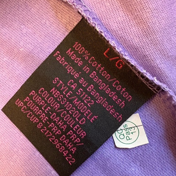 NWT No Boundaries Purple Short Sleeve coquette Wrap Crop Top women's teen Large - Picture 8 of 10